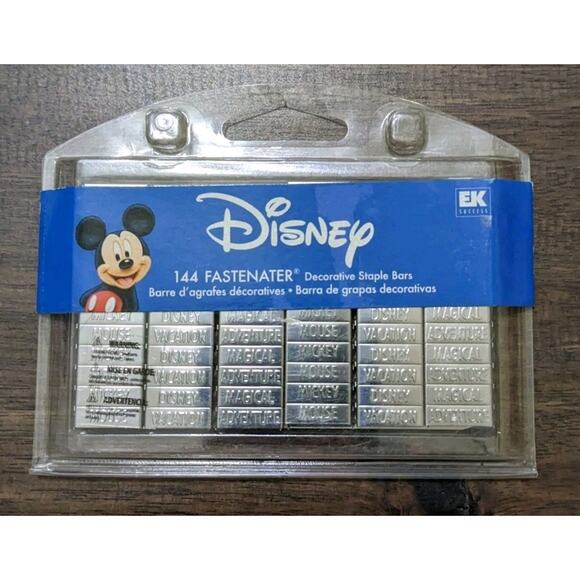 EK Success Fastenater Decorative Staple Bars DISNEY MOMENTS Papercrafts 144 ea - Picture 1 of 5